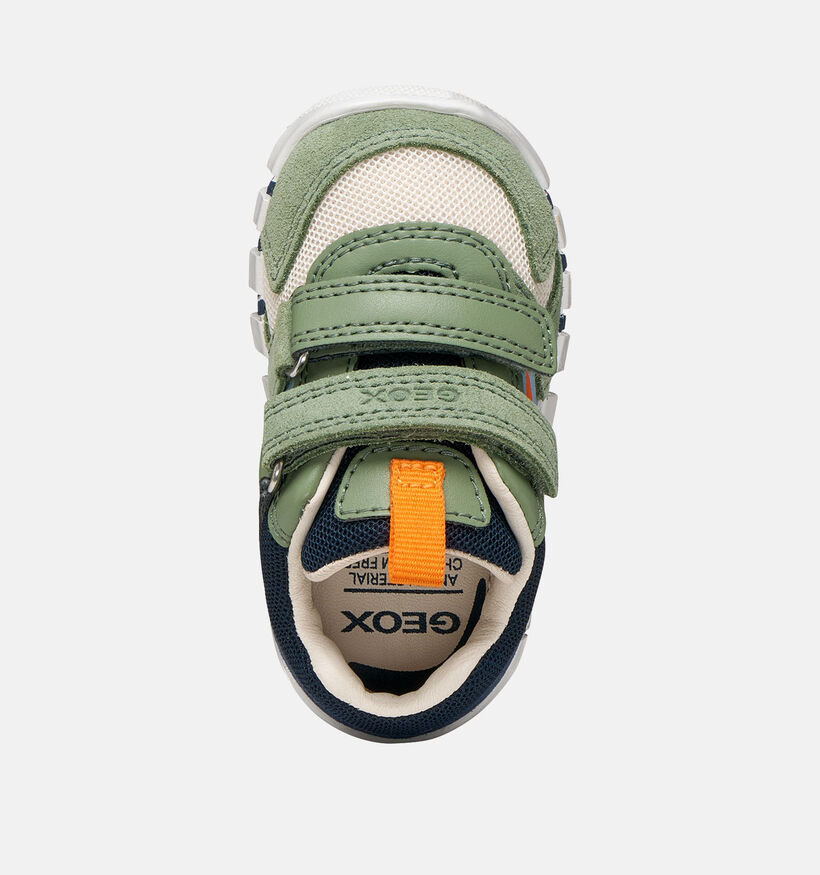 Geox Iupidoo Kaki Babyschoenen voor jongens (368454) - geschikt voor steunzolen