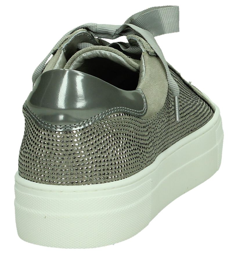 Hip Baskets basses en Gris en cuir (196418)