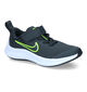 Nike Star Runner Baskets en Gris pour garçons (308977)