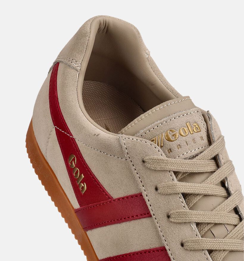 Gola Harrier Taupe Veterschoenen voor heren (368590) - geschikt voor steunzolen