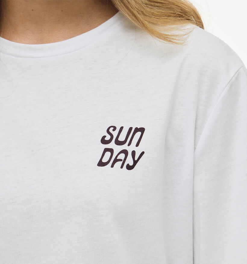 Vila Sage T-shirt en Blanc pour femmes (365585)