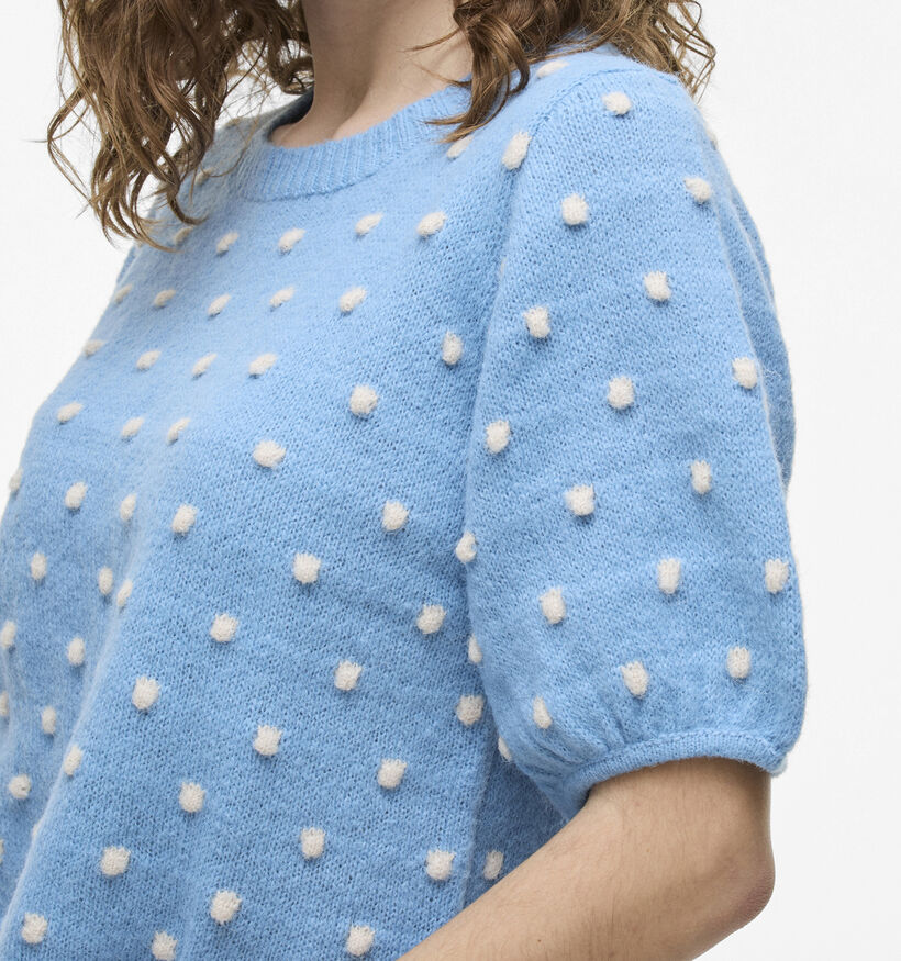 Vila Dottie Blauwe Gebreide trui voor dames (351797)
