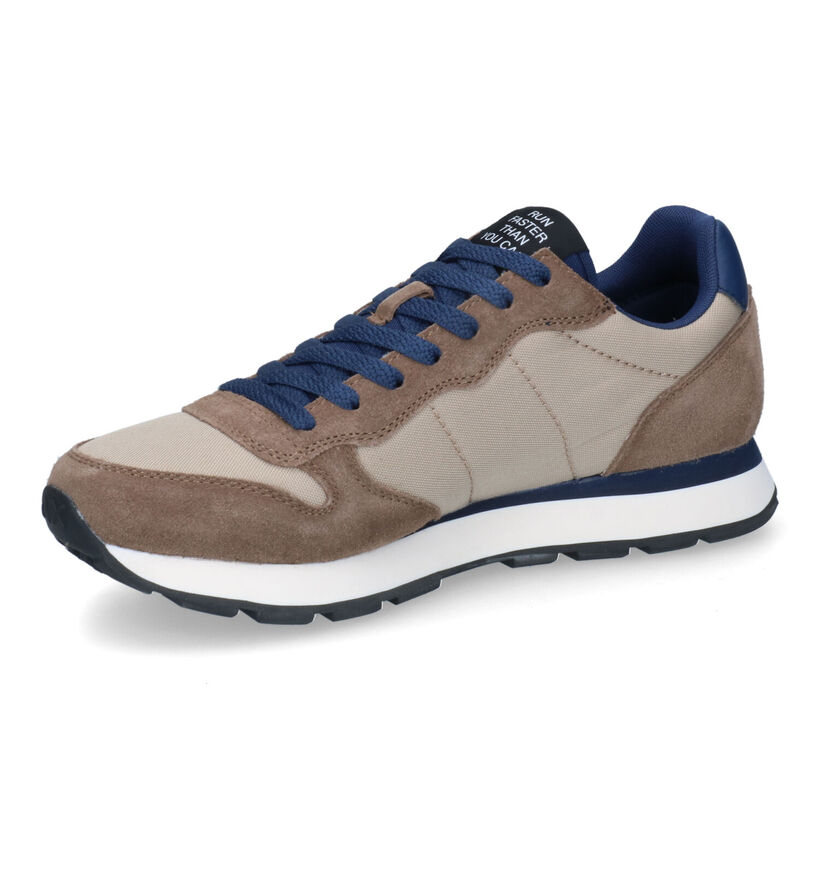 Sun 68 Tom Solid Beige Sneakers voor heren (314655) - geschikt voor steunzolen