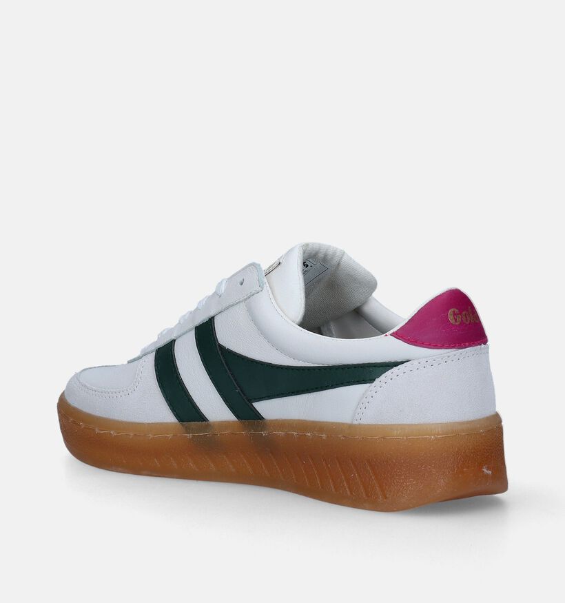 Gola Grandslam Elite Witte Sneakers voor dames (336887) - geschikt voor steunzolen