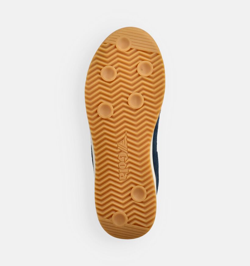 Gola Tornado '88 Chaussures plates en Bleu fonc&eacute; pour hommes (368575) - pour semelles orthop&eacute;diques