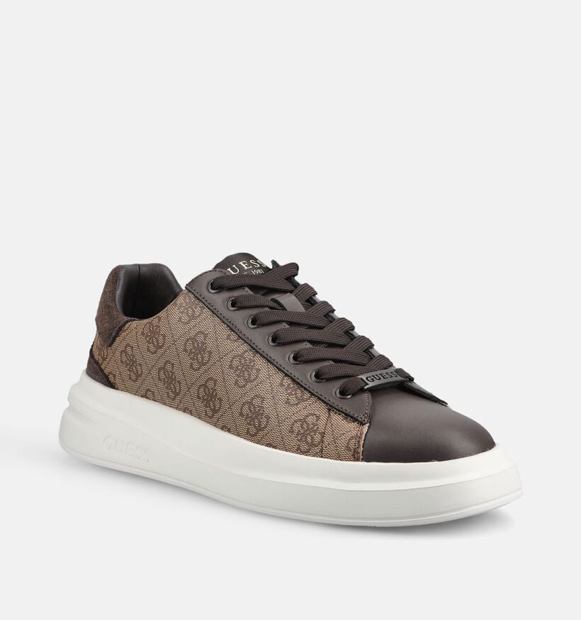 Guess Elba Chaussures plates en Brun pour hommes (375733) - pour semelles orthop&eacute;diques