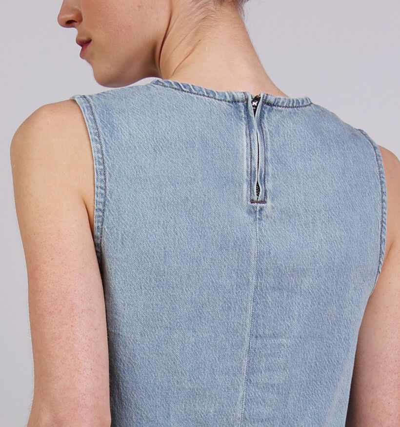 Vila O-Neck Denim Blauwe Top voor dames (374276)