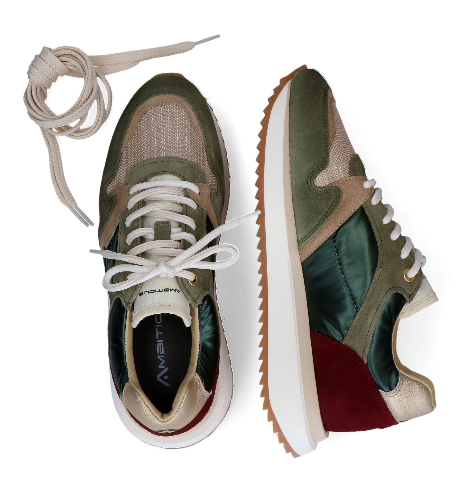 Ambitious Kaki Sneakers Dames Sneakers Online op TORFS.BE