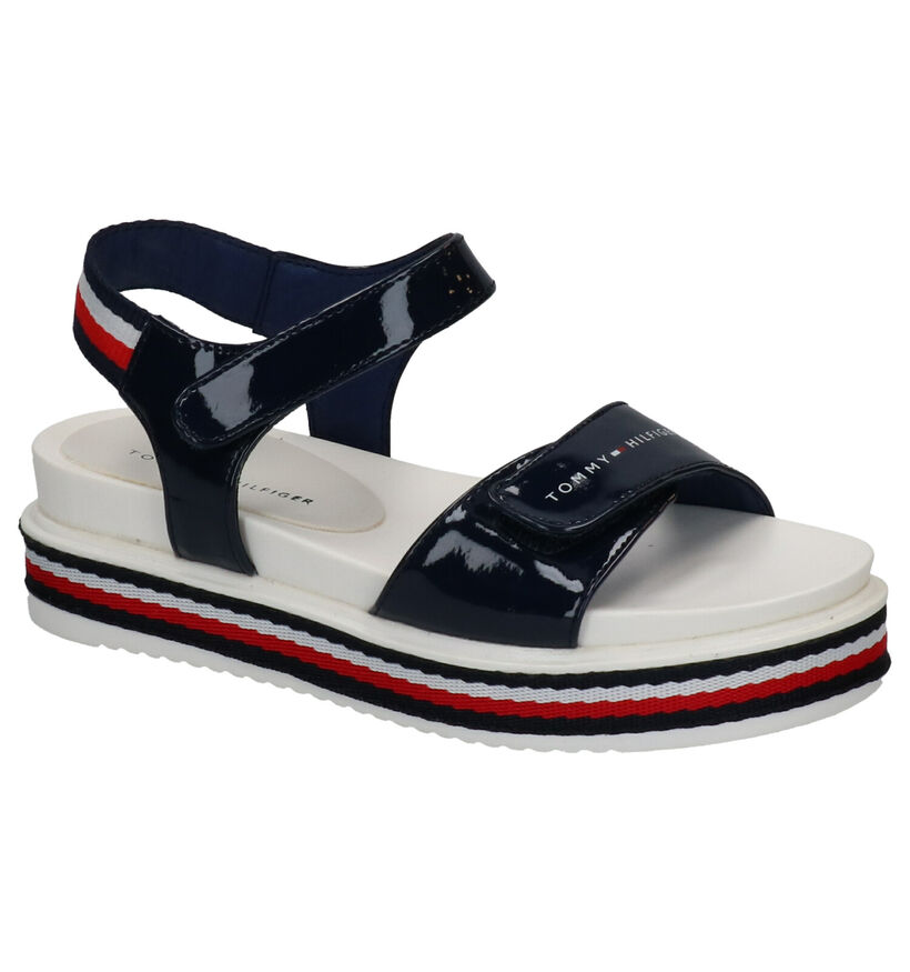 Tommy Hilfiger Blauwe Sandalen in lak (266574)