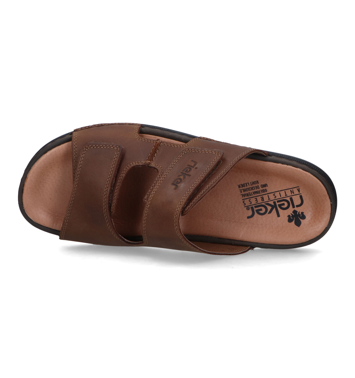 Rieker Bruine Slippers Heren Slippers Online op TORFS.BE