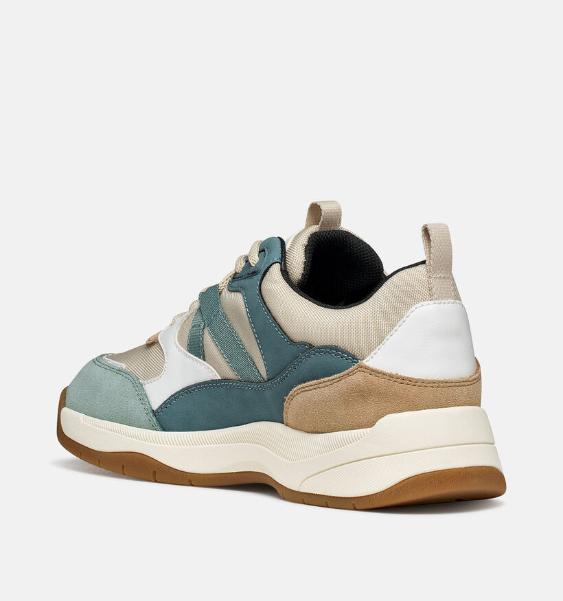 Geox Berinike Baskets en Bleu/Multi pour femmes (376388) - pour semelles orthop&eacute;diques