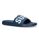 Superdry Code Core Blauwe Badslippers voor heren (322144)