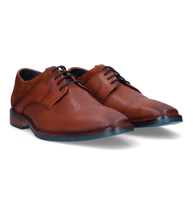 Via Borgo Chaussures classiques en Cognac pour hommes (319710)