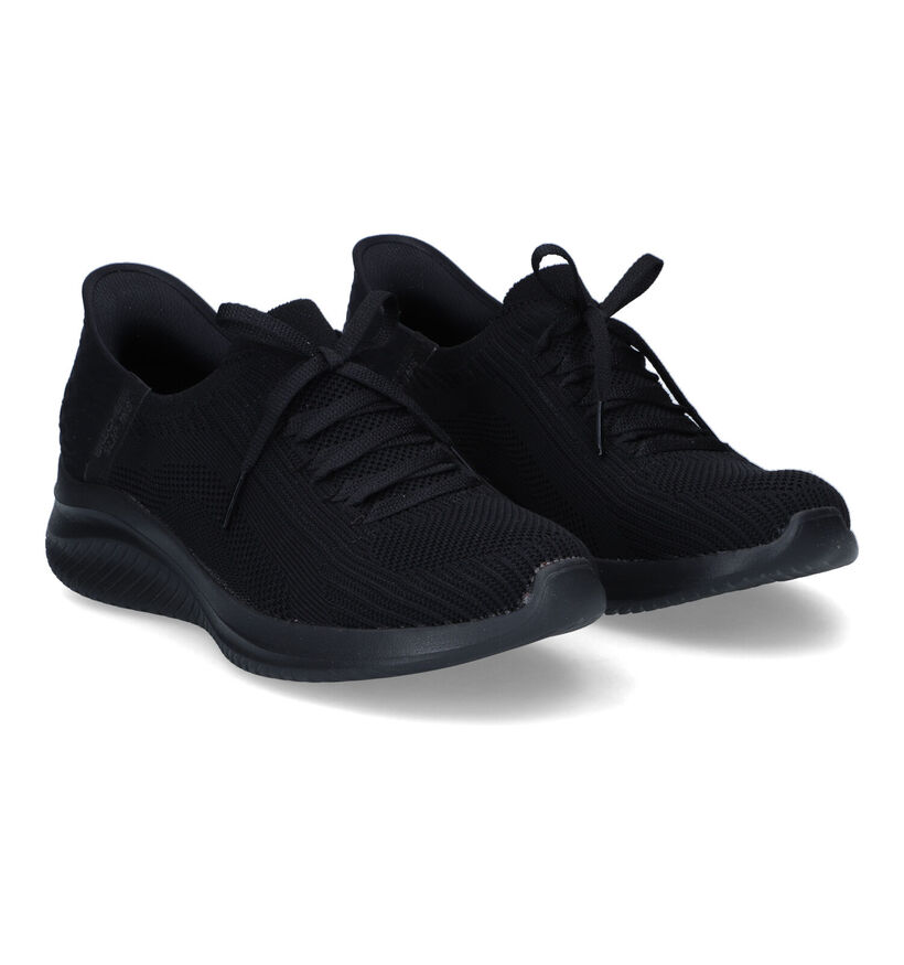 Skechers Slip-ins Ultra Flex 3.0 Brilliant Path Baskets en Noir pour femmes (334193)