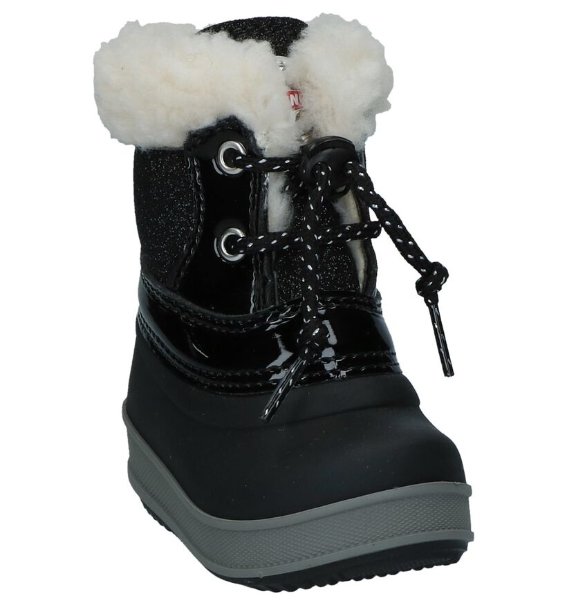 Zwart/Zilveren Olang Ol Ape Lux Snowboots in kunstleer (230912)