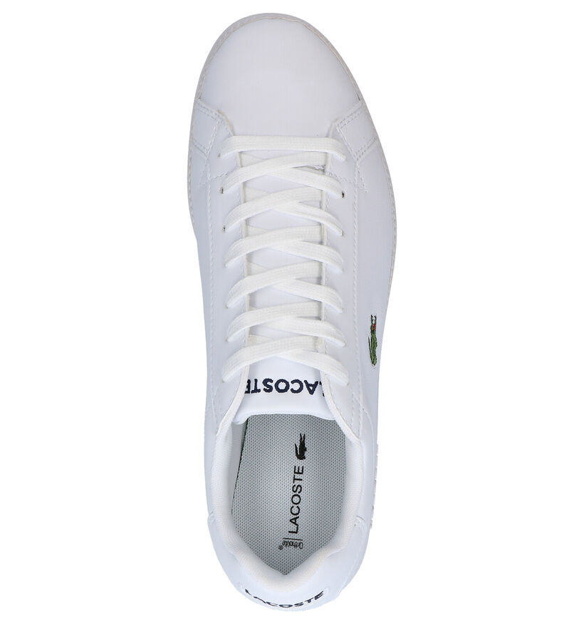 Lacoste Graduate Witte Sneakers in leer (266946)