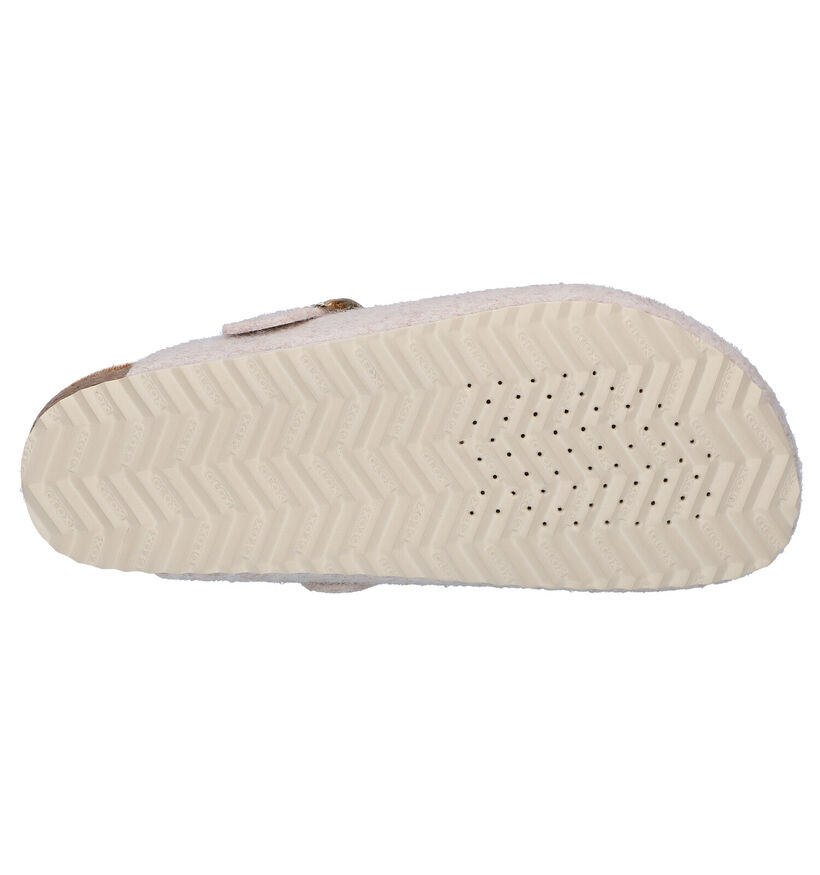 Geox Pantoufles ouvertes en Gris foncé pour femmes (301078)