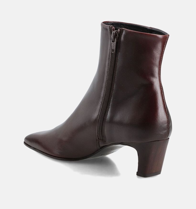 Zinda Bottines en Brun foncé pour femmes (364430)