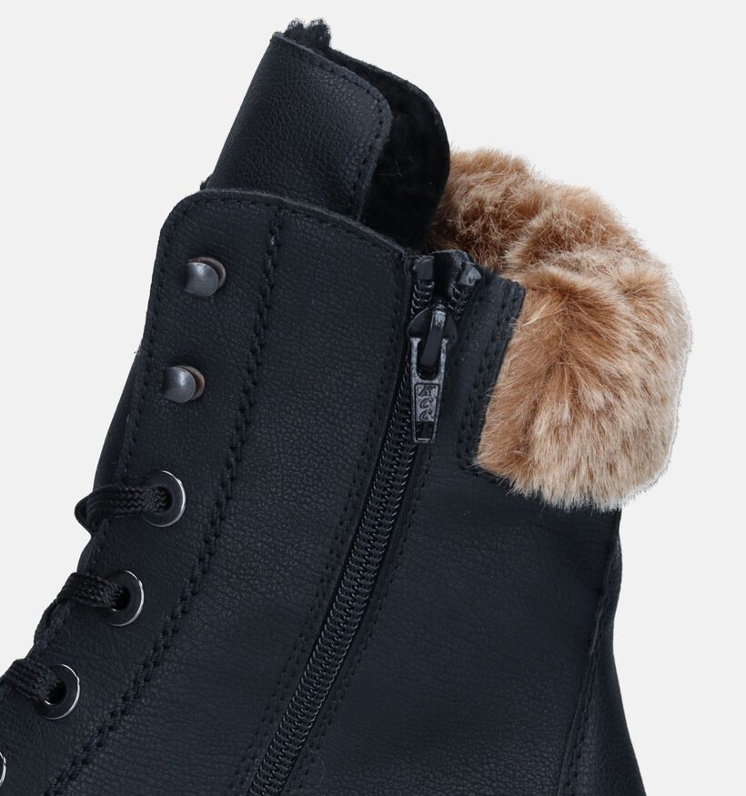 Rieker Boots à lacets en Noir pour femmes (328461)