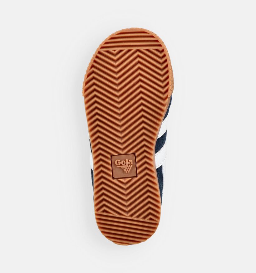 Gola Harrier Strap Blauwe Sneakers voor meisjes, jongens (368601) - geschikt voor steunzolen