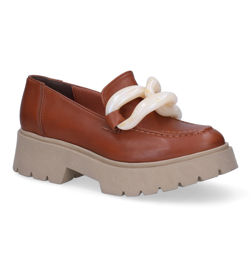 Sweet Lemon Rulopi Mocassins en cognac pour femmes (308845)