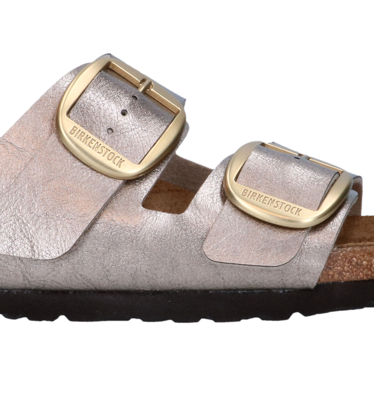 Birkenstock Arizona Big Buckle Bronzen Slippers Dames Slippers Online op TORFS.BE