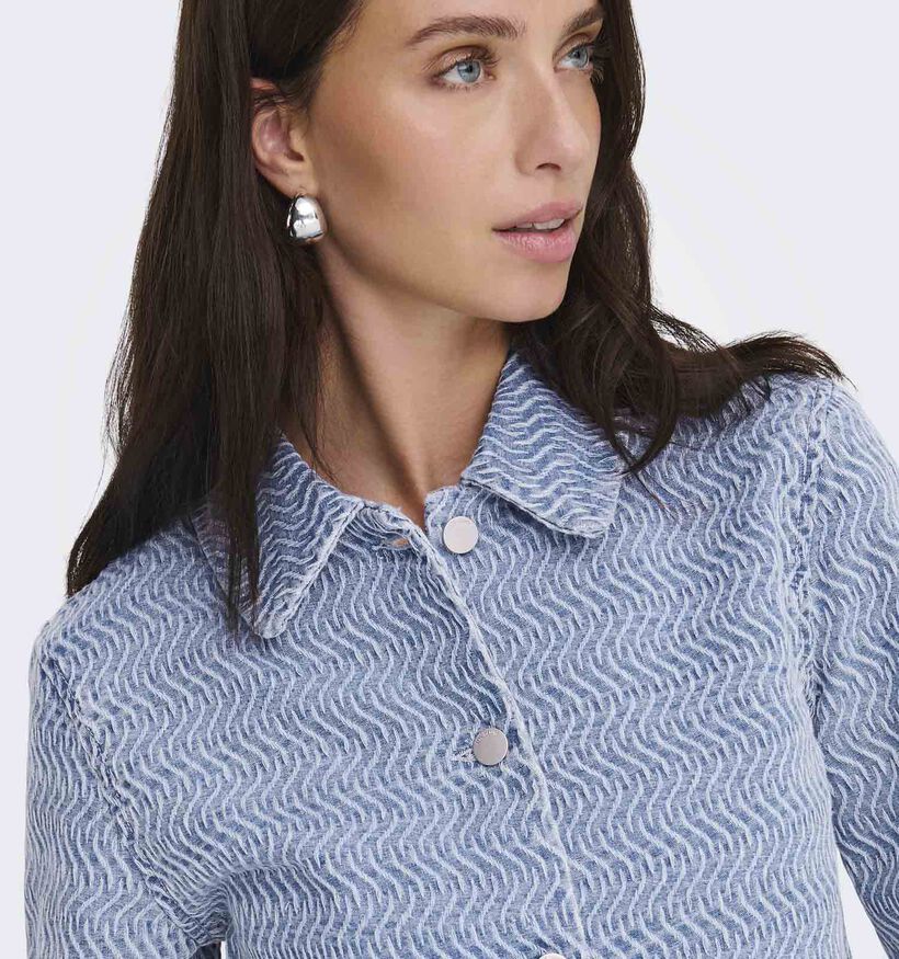 JDY Nico Rinsewash Manteau en Bleu pour femmes (367889)