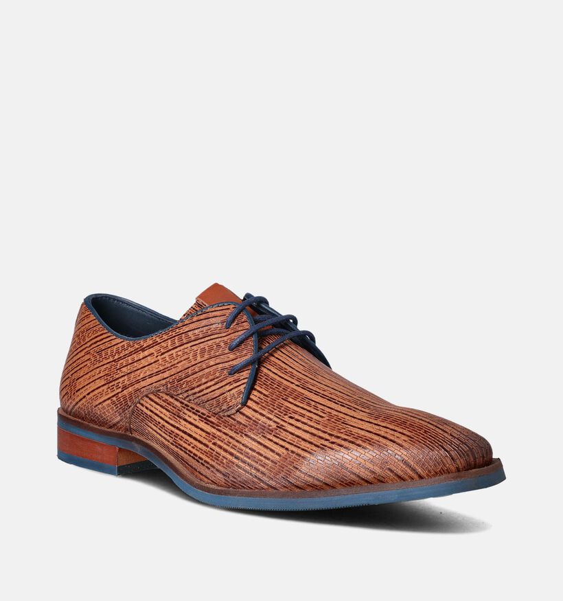 Via Borgo Chaussures classiques en Cognac pour hommes (357769)