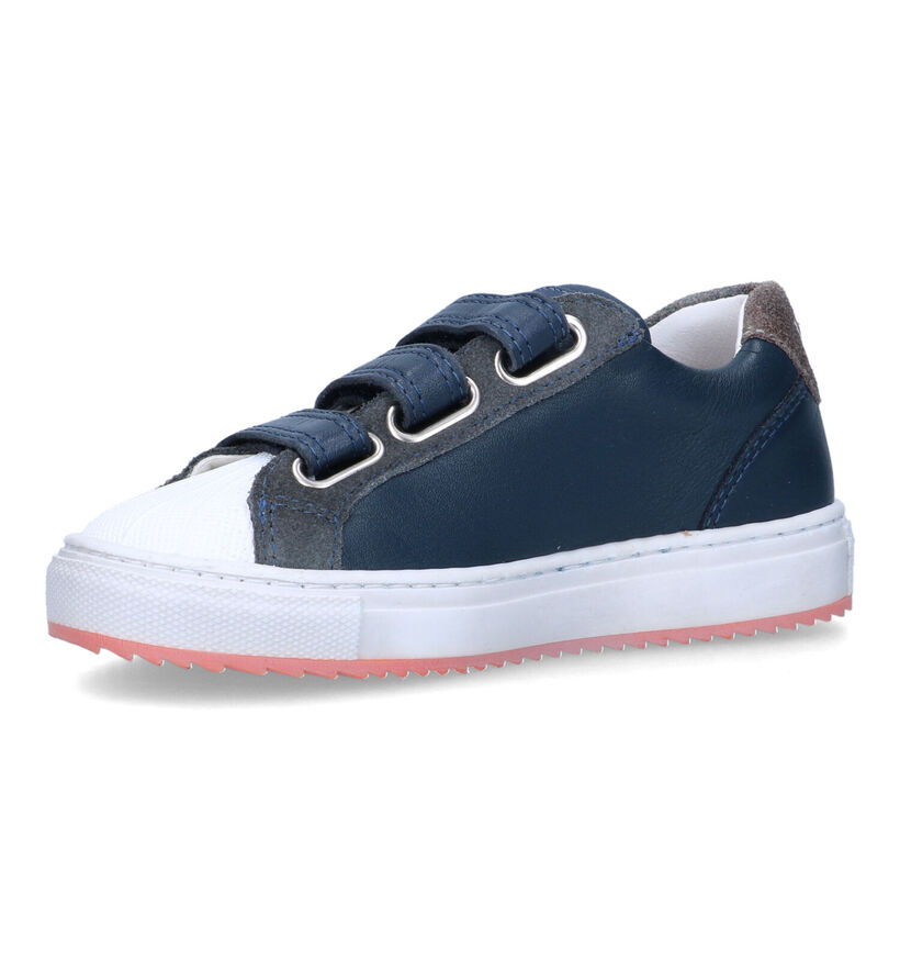 Little David Barry 2 Chaussures à velcro en Bleu pour garçons (324067) - pour semelles orthopédiques