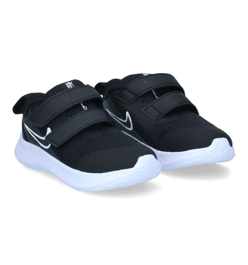 Nike Star Runner 3 TD Baskets en Noir en textile (325348)