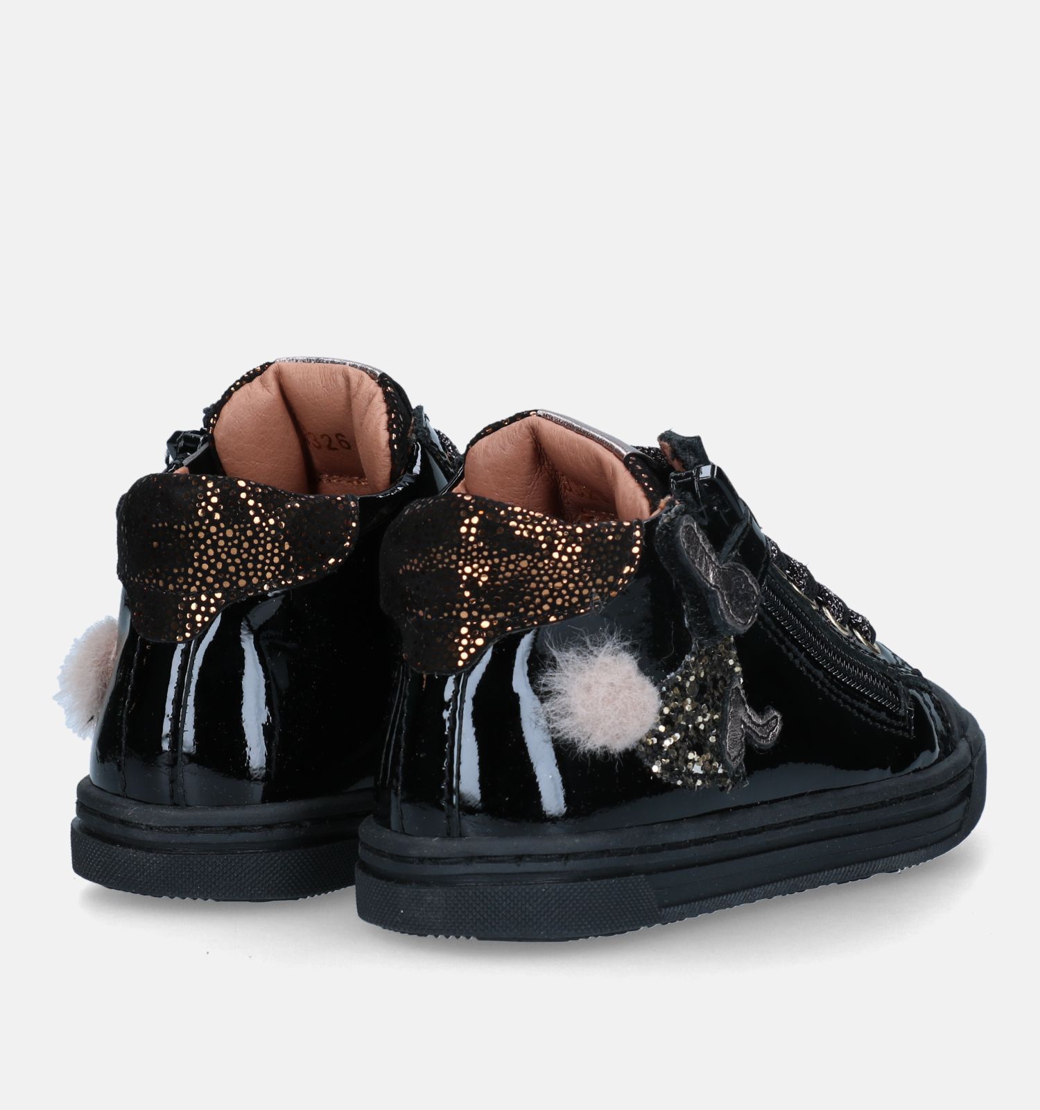FR by Romagnoli Zwarte Hoge Schoenen Meisjes Hoge schoenen