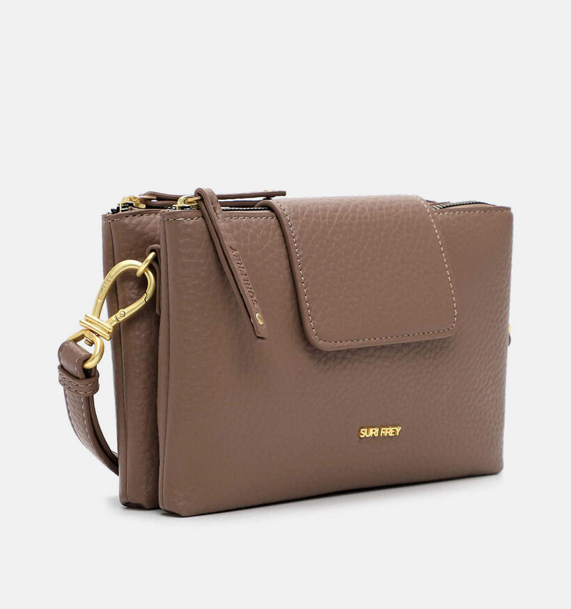 Suri Frey Mimmy Sac port&eacute; crois&eacute; en Taupe pour femmes (379138)