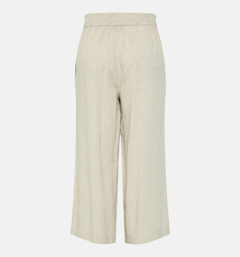 Pieces Pia Pantalon jupes-culottes en Beige pour femmes (351115)