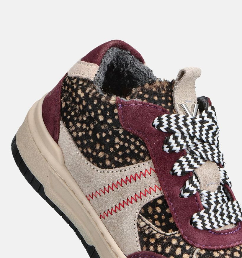 Vingino Baskets basses en Bordeaux pour filles (364649) - pour semelles orthopédiques