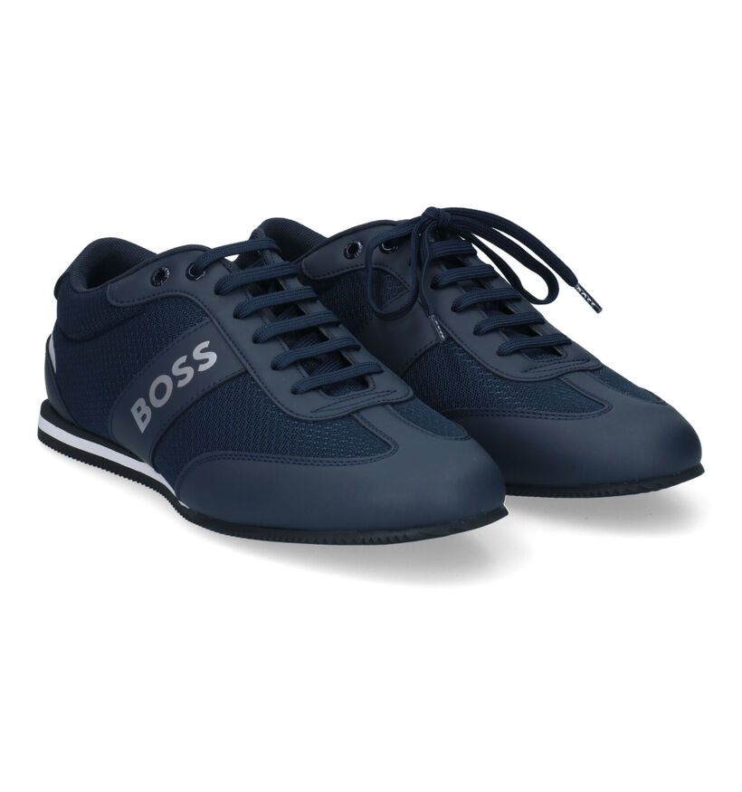 Boss Rusham Chaussures à lacets en Bleu pour hommes (317536) - pour semelles orthopédiques