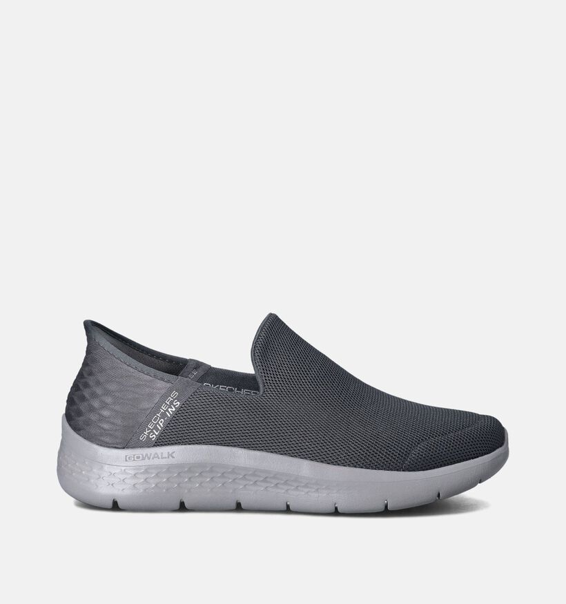 Skechers Go Walk Flex Grijze Slip-ins voor heren (354765)