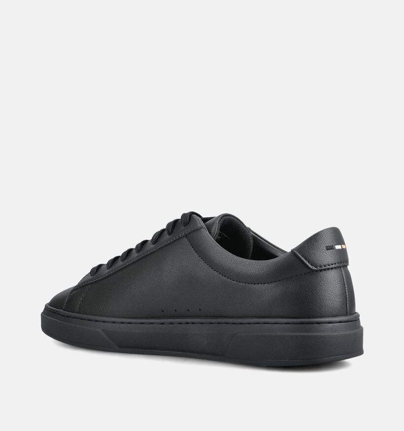 BOSS Kieran Tenn Chaussures plates en Noir pour hommes (375715) - pour semelles orthop&eacute;diques
