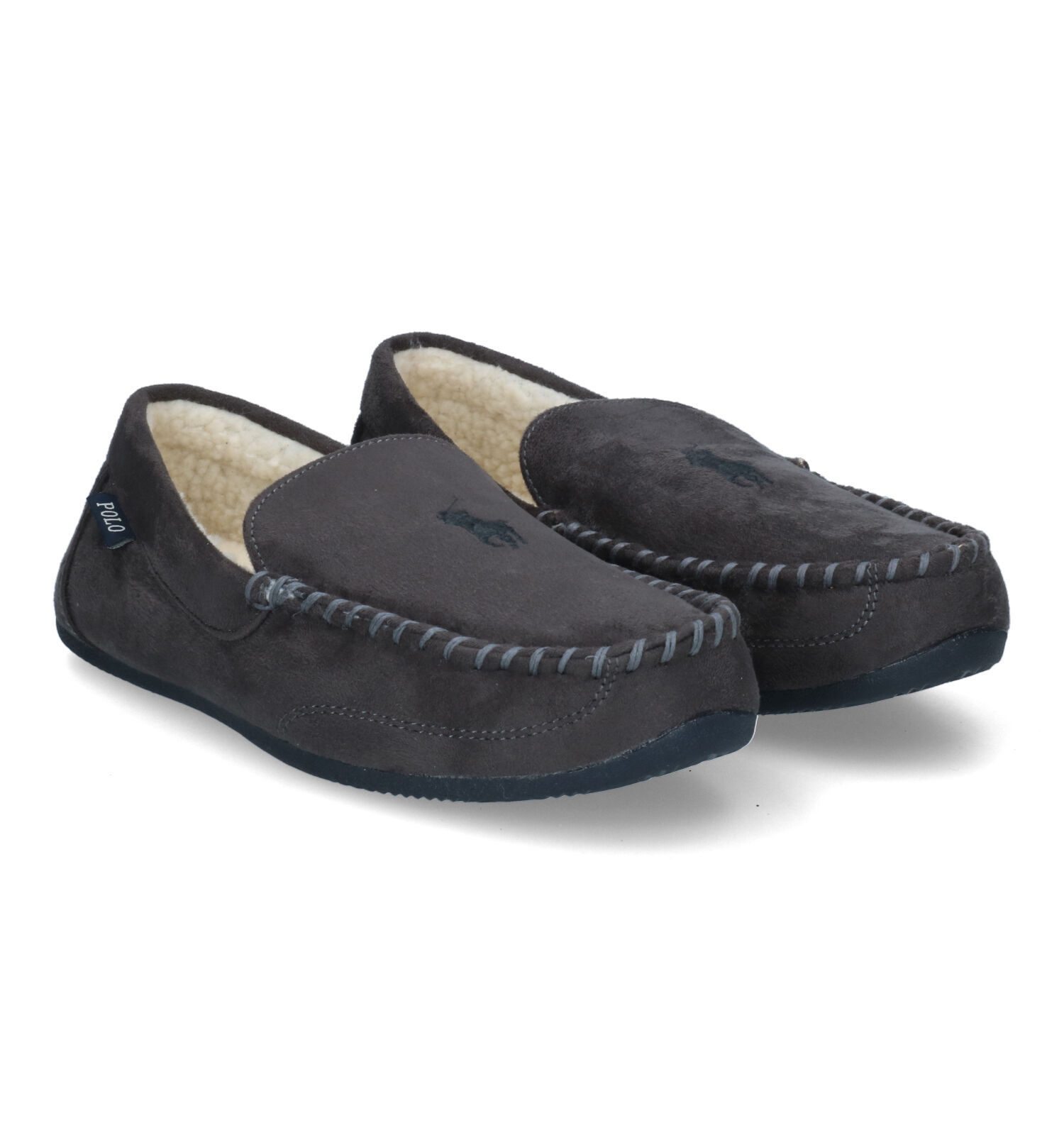Polo Ralph Lauren Declan Grijze Pantoffels Heren Pantoffels Online op TORFS.BE