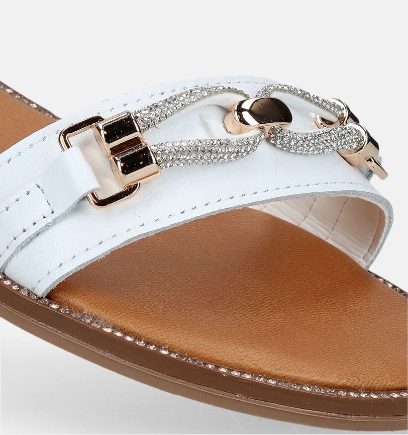 Scapa Cognac Platte sandalen voor dames (338570)