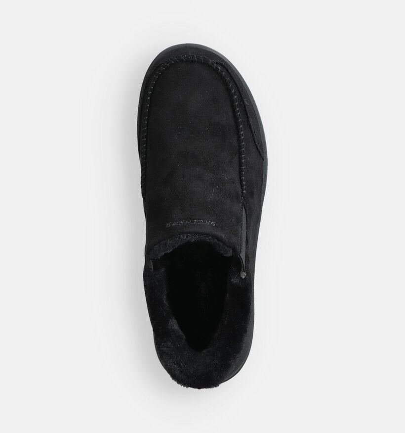 Skechers Murette Scofield Slip-ins Pantoufles ferm&eacute;es en Noir pour hommes (376893)