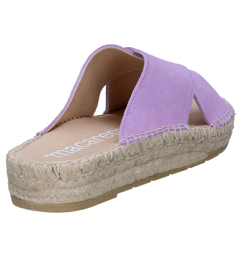 Macarena Bety Mules en Lila en nubuck (298965)