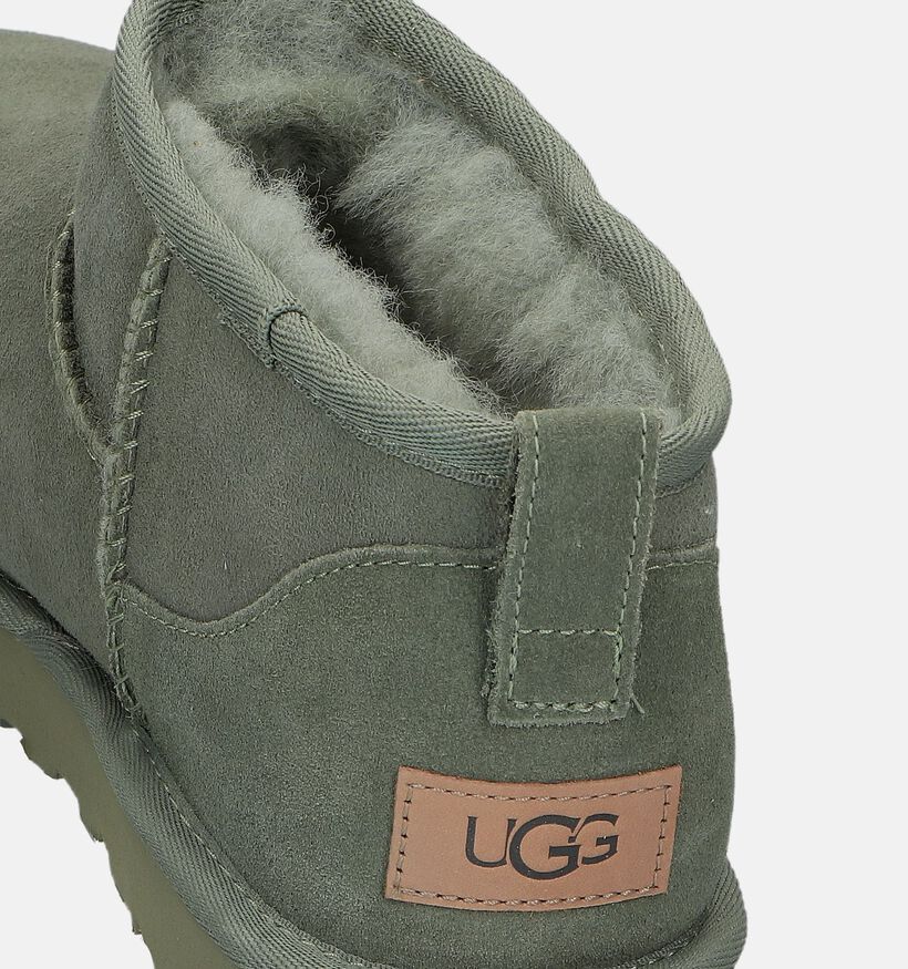 UGG Classic Ultra Mini Kaki Boots voor dames (336090)
