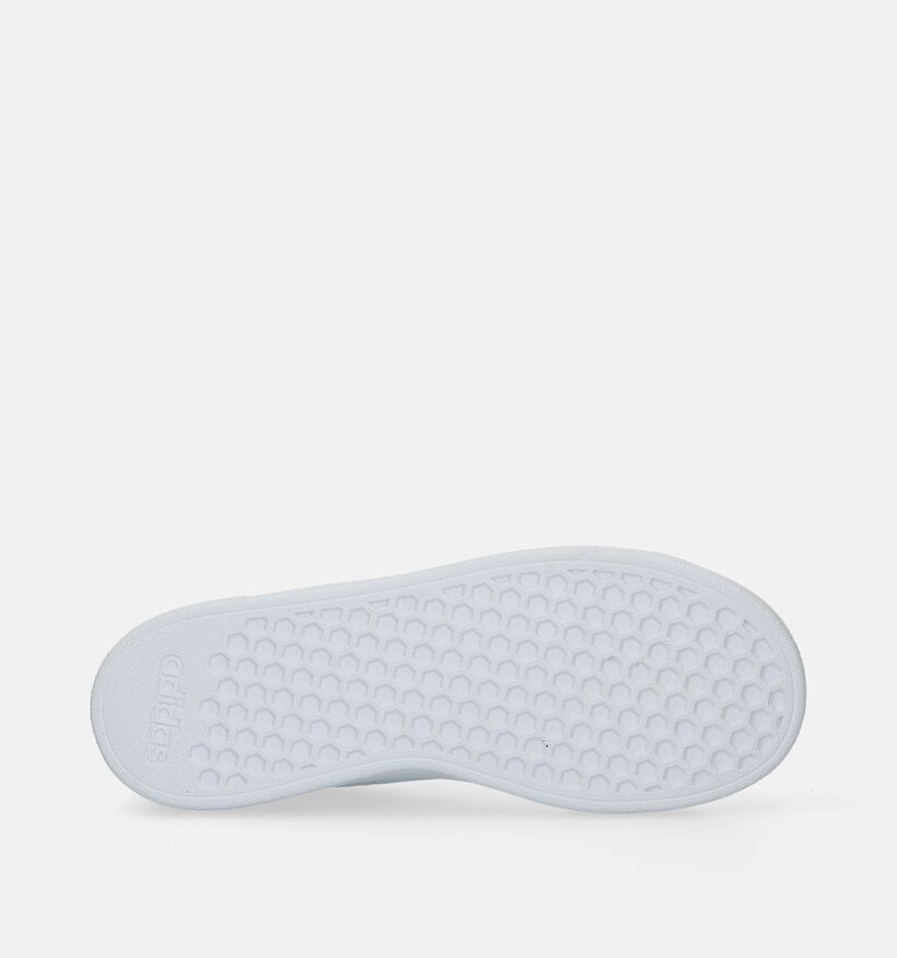 adidas Advantage Base 2.0 J Baskets en Blanc pour filles, garçons (343206)