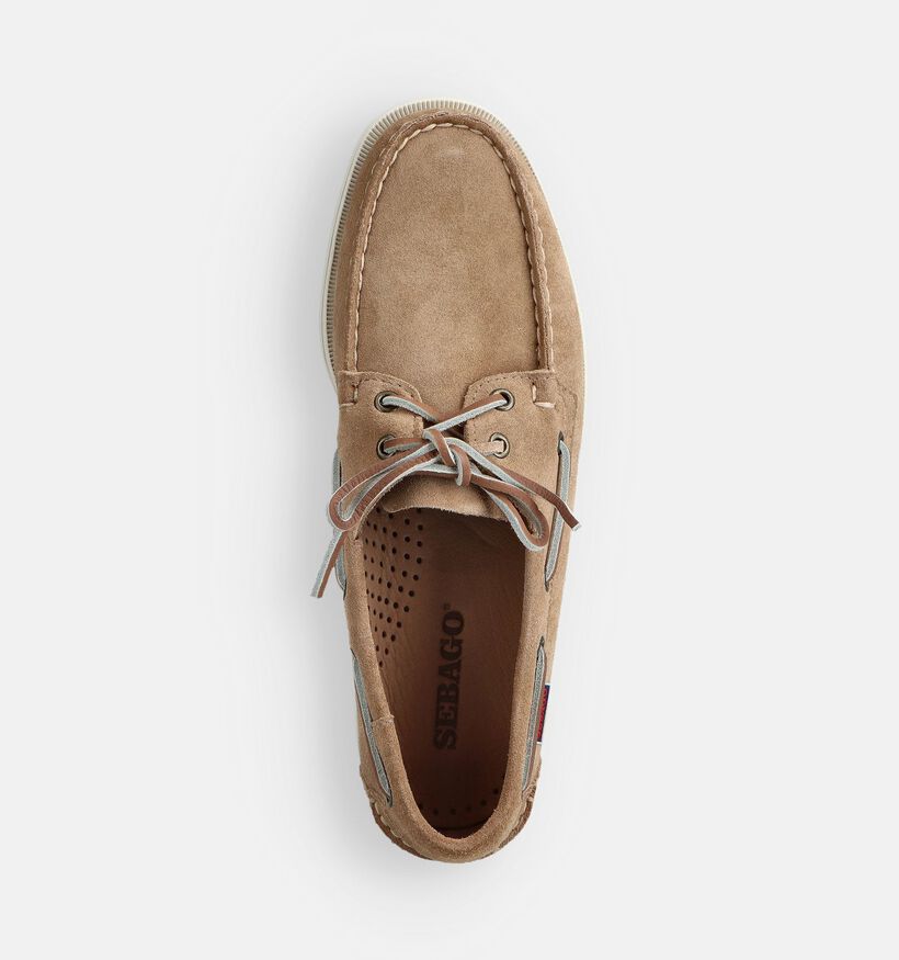 Sebago Dockside Portland Flesh Out Chaussures bateau en Beige pour hommes (363894)