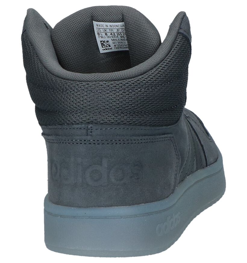 adidas Hoops 2.0 Donker Grijze Hoge Sneakers in daim (221570)