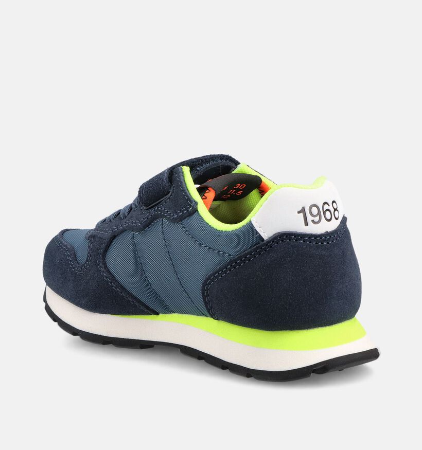 Sun68 Tom Blauwe Lage Sneakers voor meisjes, jongens (369060) - geschikt voor steunzolen
