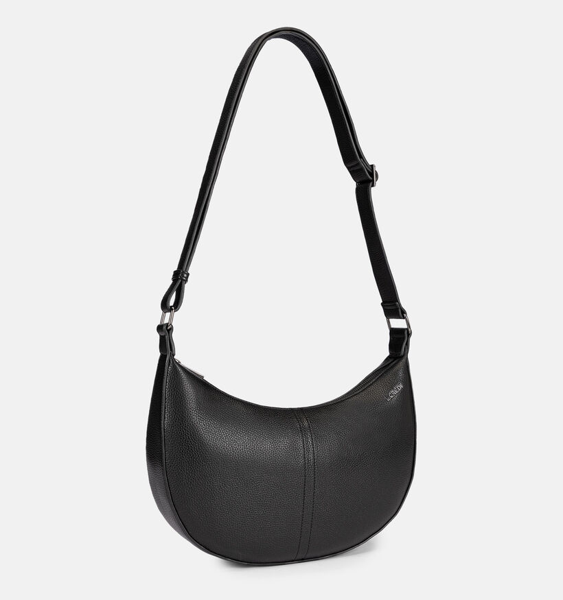 L.Credi Satine Sac port&eacute; crois&eacute; en Noir pour femmes (379599)