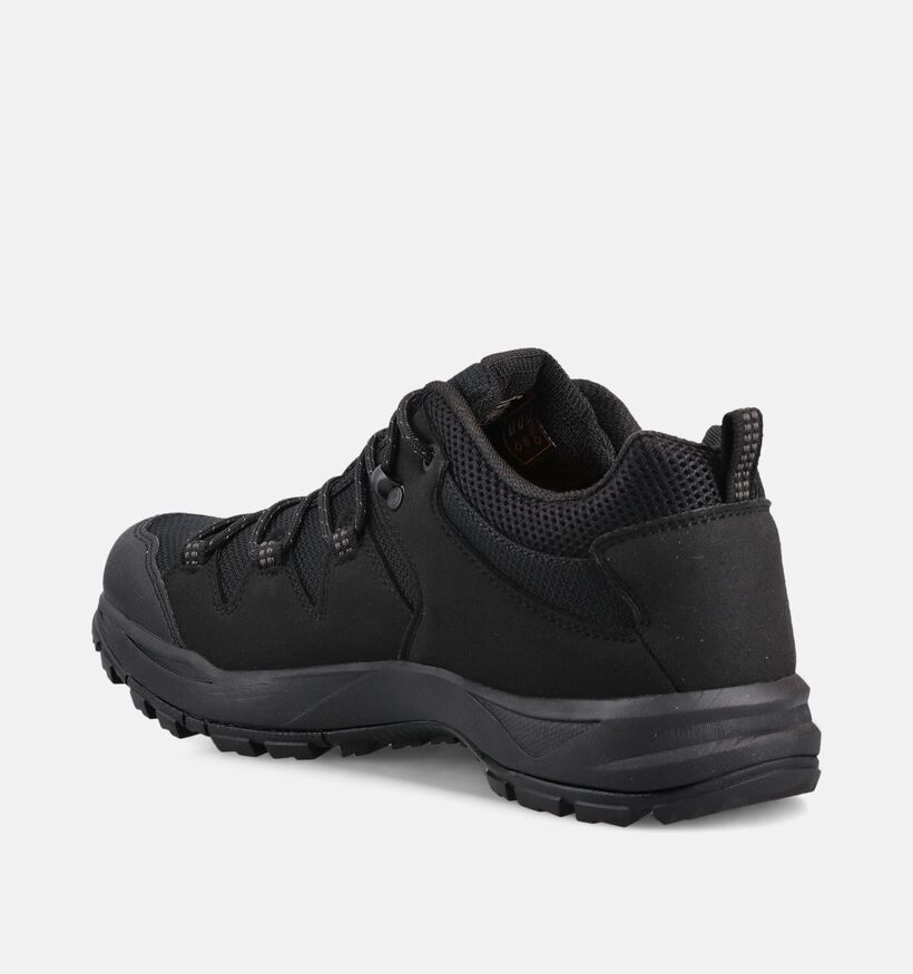 Icepeak Ahola Zwarte Lage Wandelschoenen voor heren (373303) - geschikt voor steunzolen