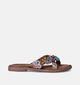 Lazamani Bruine Teenslippers voor dames (357747)
