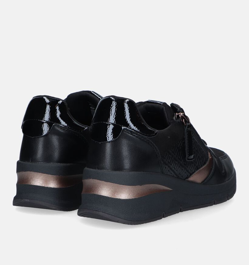 Tamaris Zwarte Sneakers voor dames (339425) - geschikt voor steunzolen